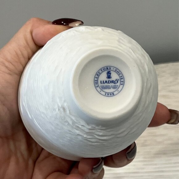 Lladro Dolphins at Play Votive Cup Candle Holder #17658 Collectors Society BOX - Picture 7 of 9